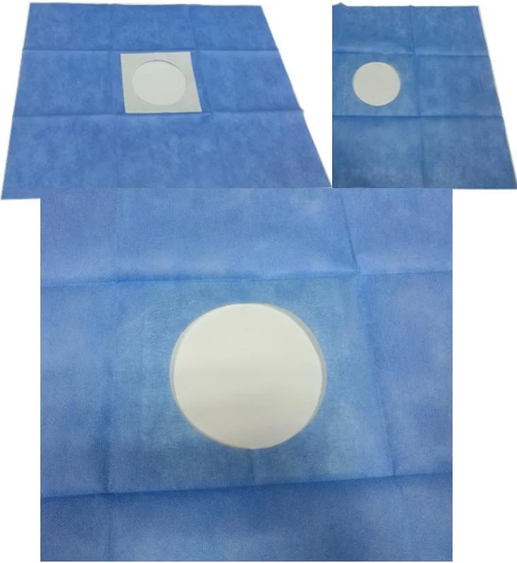 Sterile Fenstrated Surgical Drape with Tape